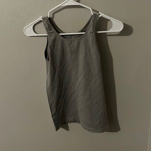 Gray tank top, small silky material